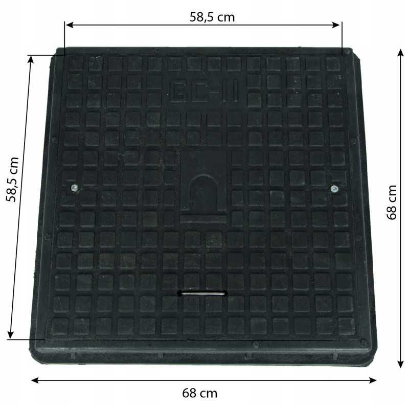 POKRYWA OGRODOWA do Szamba Kwadratowa z kluczem