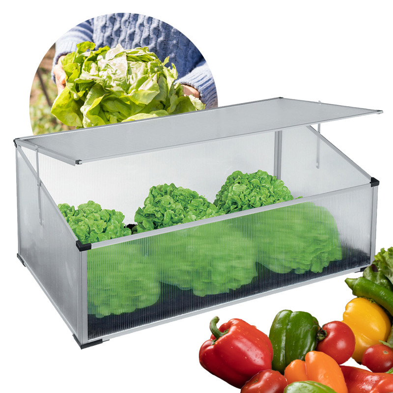 Rozsadnik poliwęglan miniszklarnia 100x60x40/30 cm