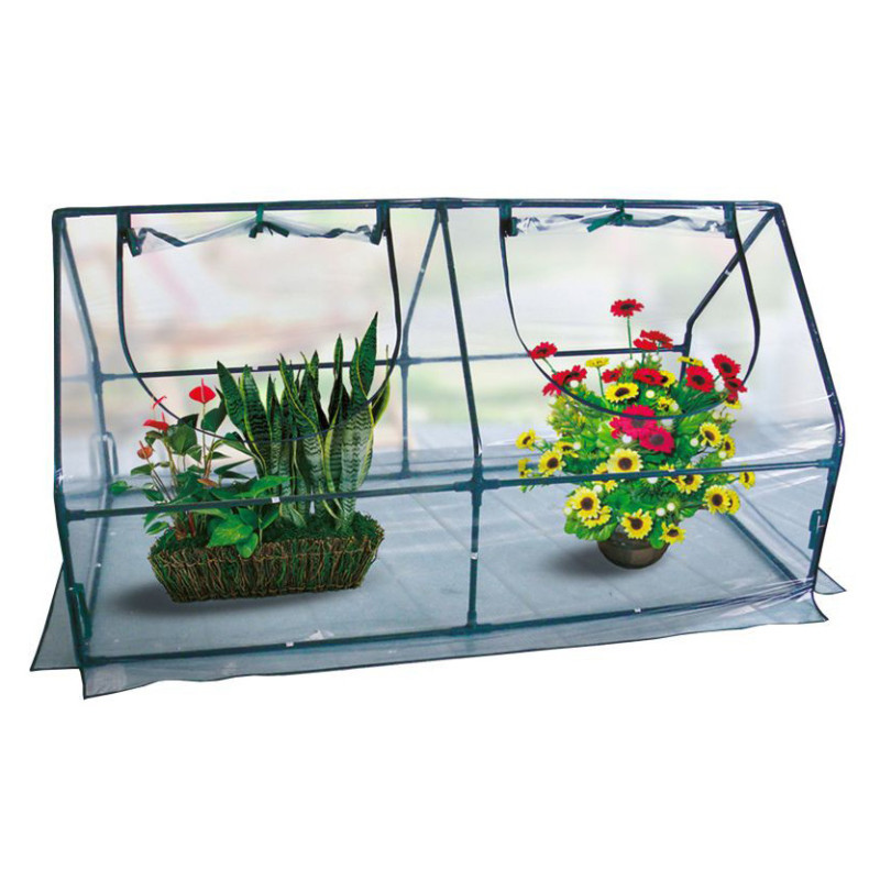 Tunel Foliowy Mini Szklarnia Ogrodowa 120x62x60 cm Folia PVC