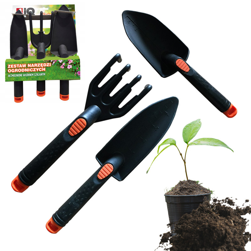 Zestaw Narzędzi Ogrodniczych 3 Części 4iQ