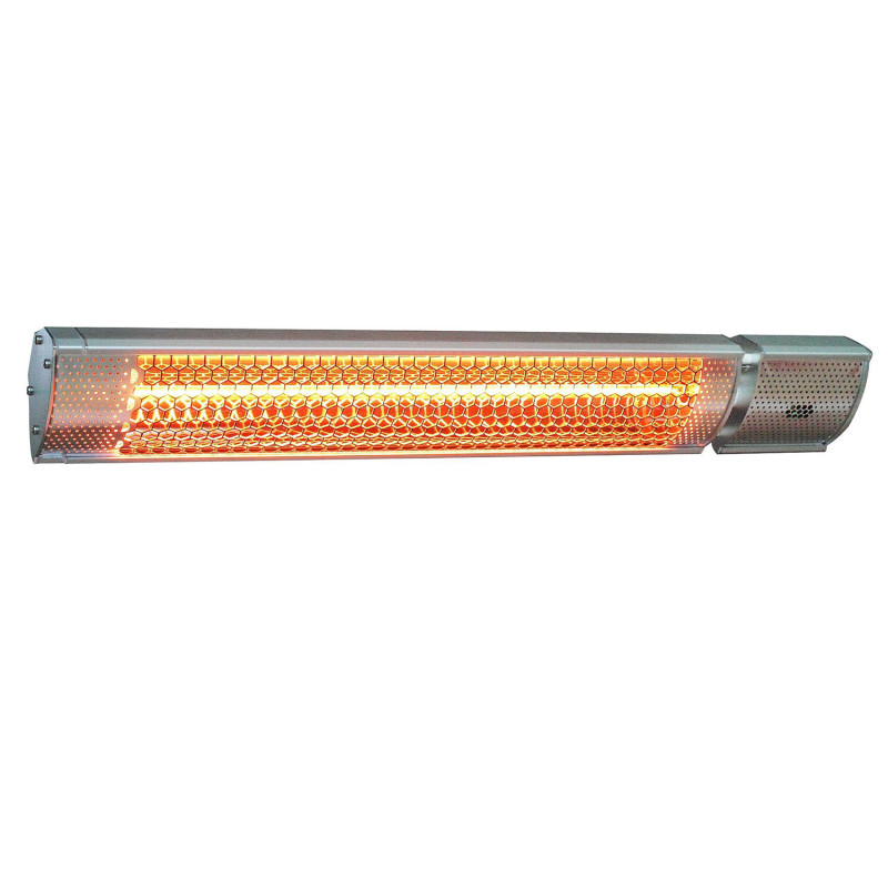 Promiennik Pluton Srebrny Panel Grzewczy IR 2000W + Pilot ogrzewacz tarasowy
