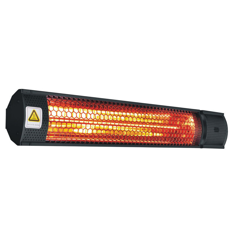 Promiennik Pluton Czarny Panel Grzewczy IR 2000W + Pilot ogrzewacz podwieszany