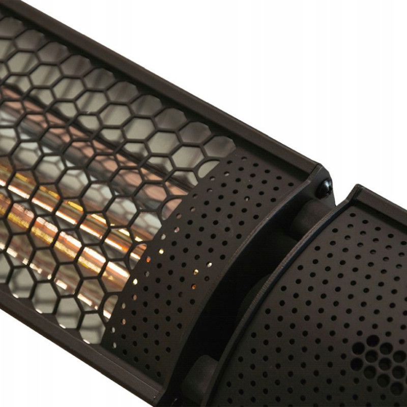 Promiennik Pluton Czarny Panel Grzewczy IR 2000W + Pilot ogrzewacz podwieszany