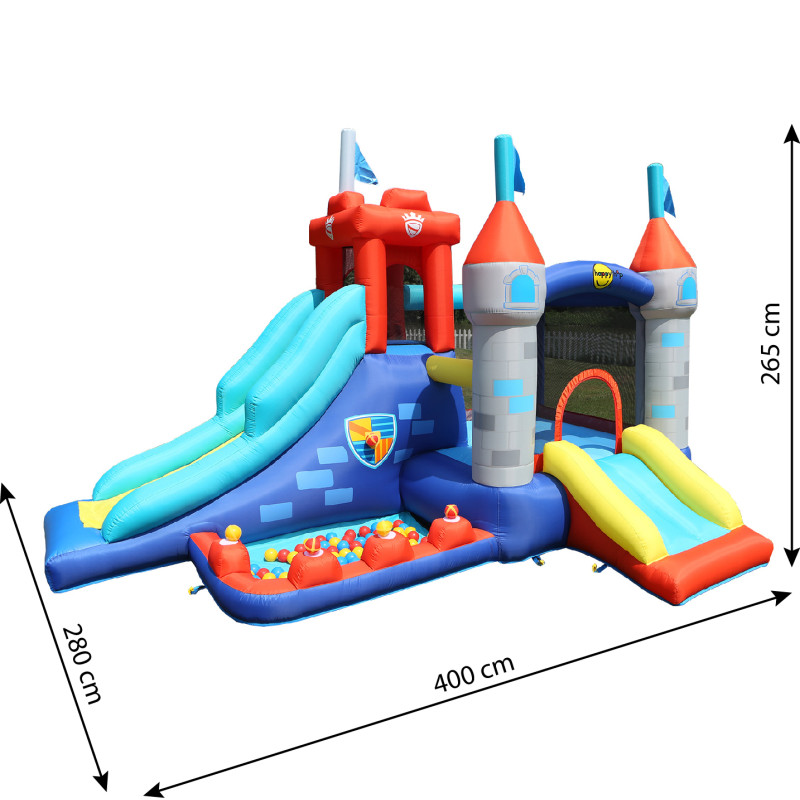 Dmuchany zamek FORTECA trampolina HappyHop dmuchawa