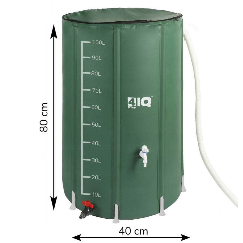 Zbiornik Składany Beczka Na Deszczówkę 100L 4iQ