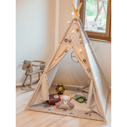 Szare Tipi PREMIUM Dla Dzieci Lisek Z Poduszkami