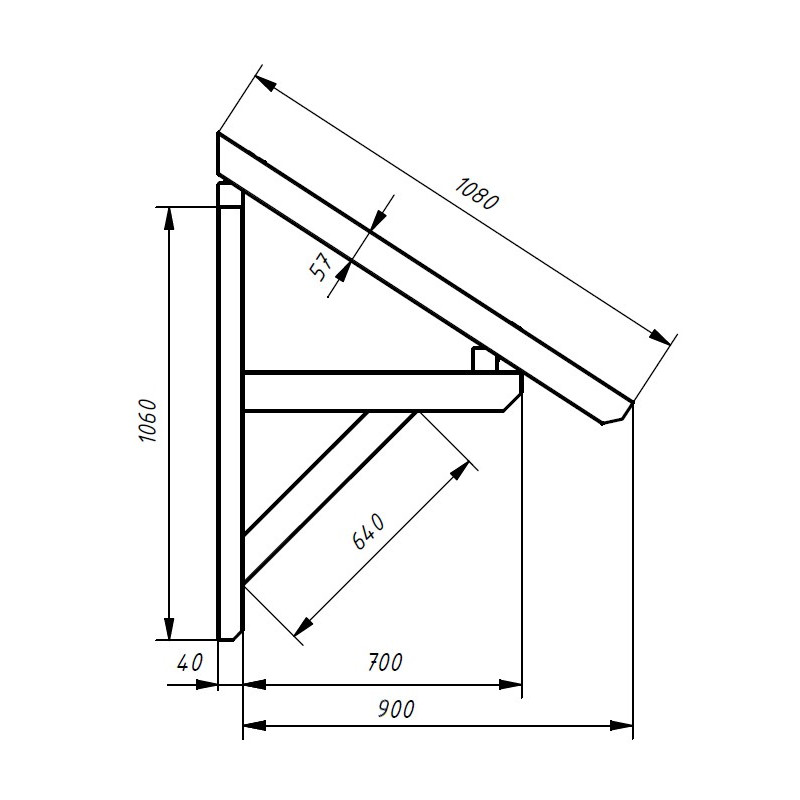 Daszki nad drzwi, drewutnie, zadaszenie drewna - Opole 310
