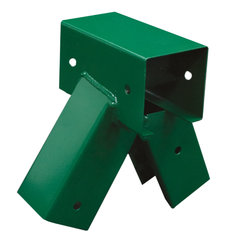 Łącznik Huśtawki Kwadratowy Zielony Kąt 100° 9x9cm