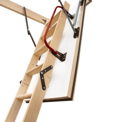 Drewniane schody strychowe EXTRA 130x80 H-305 46mm