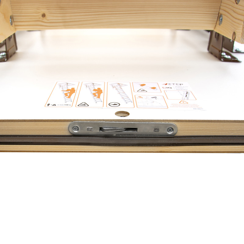 Drewniane schody strychowe GREENLINE 120x80 H-305 35mm