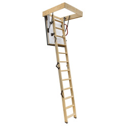 Drewniane Schody Strychowe NORDIC 86mm 90X70 + dodatkowa uszczelka