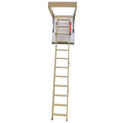 Drewniane Schody Strychowe NORDIC 86mm 90X70 + dodatkowa uszczelka