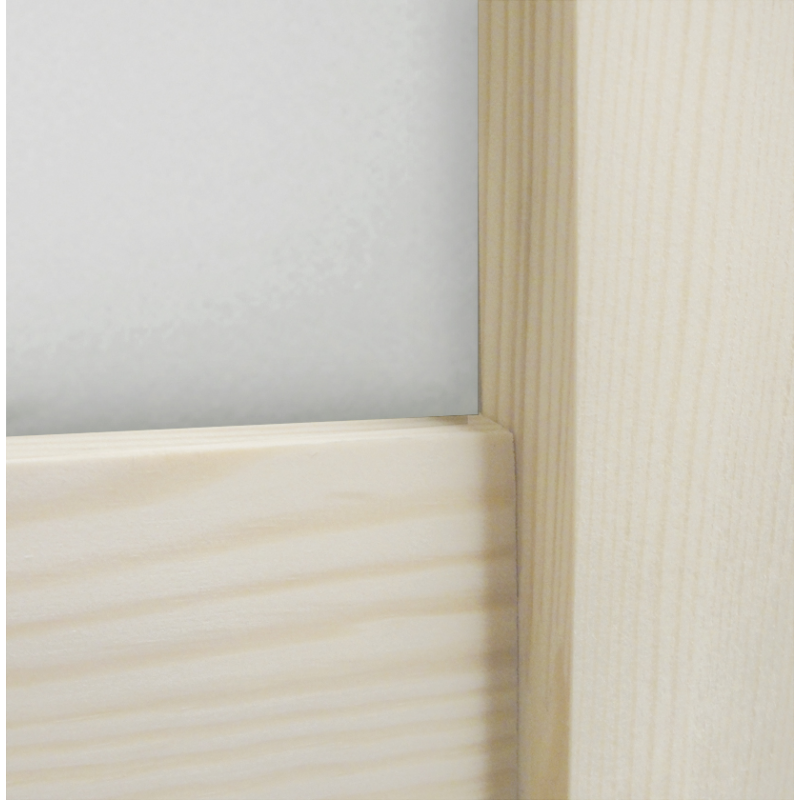 Frez w skrzydle "Obsydian" - Seria Fog - Drzwi wewnętrzne drewniane "RADEX"