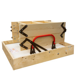 Drewniane Schody Strychowe NORDIC 86mm 90X70 + dodatkowa uszczelka