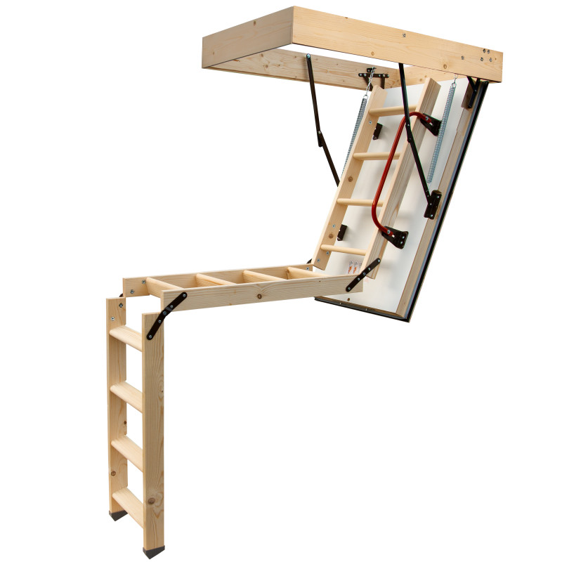 Drewniane Schody Strychowe NORDIC 86mm 130x60 + dodatkowa uszczelka
