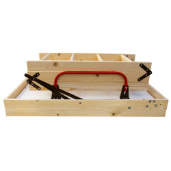 Drewniane Schody Strychowe NORDIC 86mm 130x60 + dodatkowa uszczelka