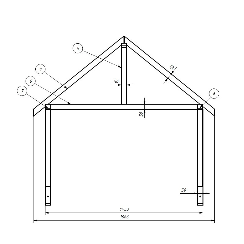 Daszki nad drzwi - Stark