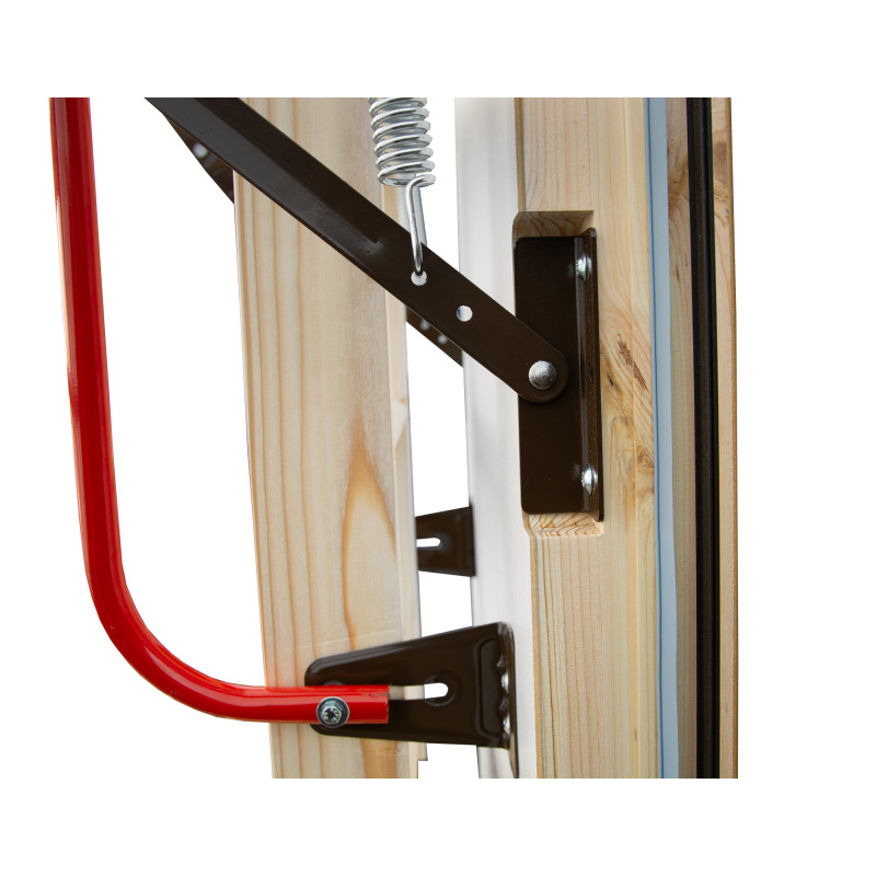 Drewniane schody strychowe NORDIC 130x70 H-305 86mm + Dodatkowa uszczelka