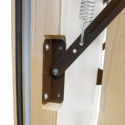 Drewniane schody strychowe NORDIC 120x60 H-305 86mm + Dodatkowa uszczelka