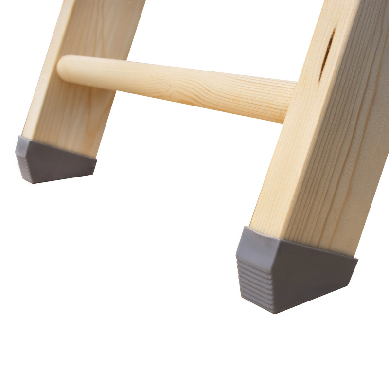 Stopki silikonowe 2x8 cm do schodów strychowych drewnianych zestaw 2 sztuki