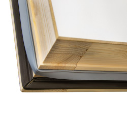 Drewniane schody strychowe NORDIC 120x80 H-310 87mm + Dodatkowa uszczelka