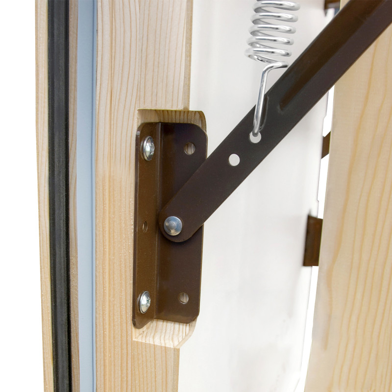 Drewniane schody strychowe NORDIC 140x70 H-305 86mm + Dodatkowa uszczelka