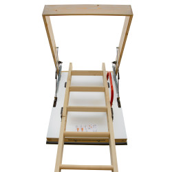 Drewniane Schody Strychowe NORDIC 86mm 90X70 + dodatkowa uszczelka