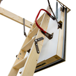Drewniane Schody Strychowe NORDIC 86mm 90X70 + dodatkowa uszczelka