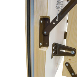 Drewniane Schody Strychowe NORDIC 86mm 90X70 + dodatkowa uszczelka