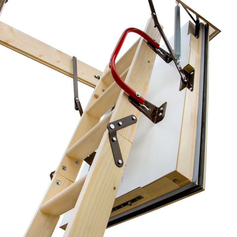 Drewniane Schody Strychowe NORDIC 86mm 90X80 + dodatkowa uszczelka