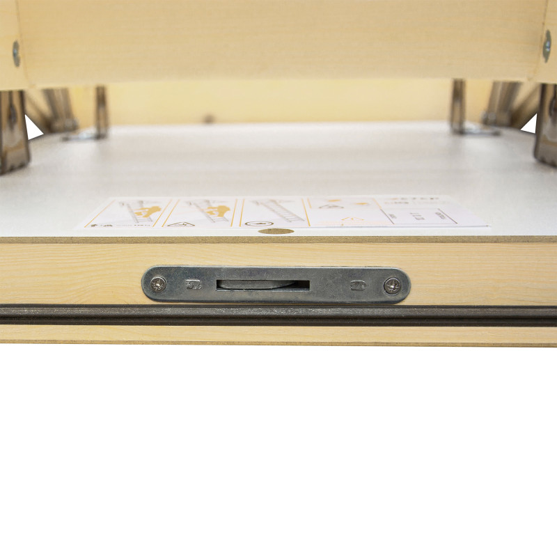 Drewniane schody strychowe EXTRA 130x70 H-305 46mm