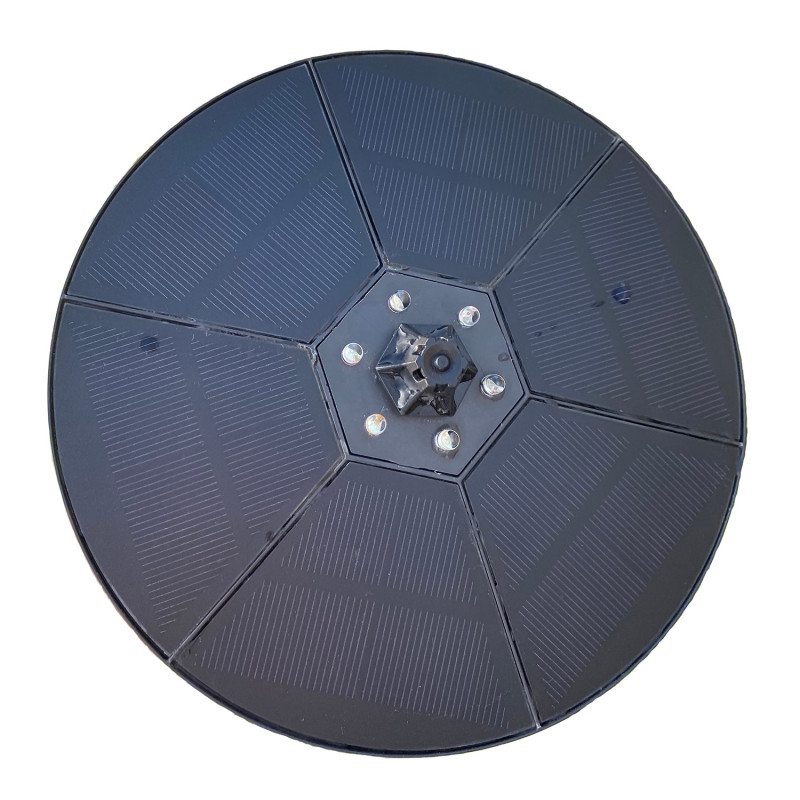 Fontanna Pompa Solarna Ogrodowa Azalia fi 180 mm