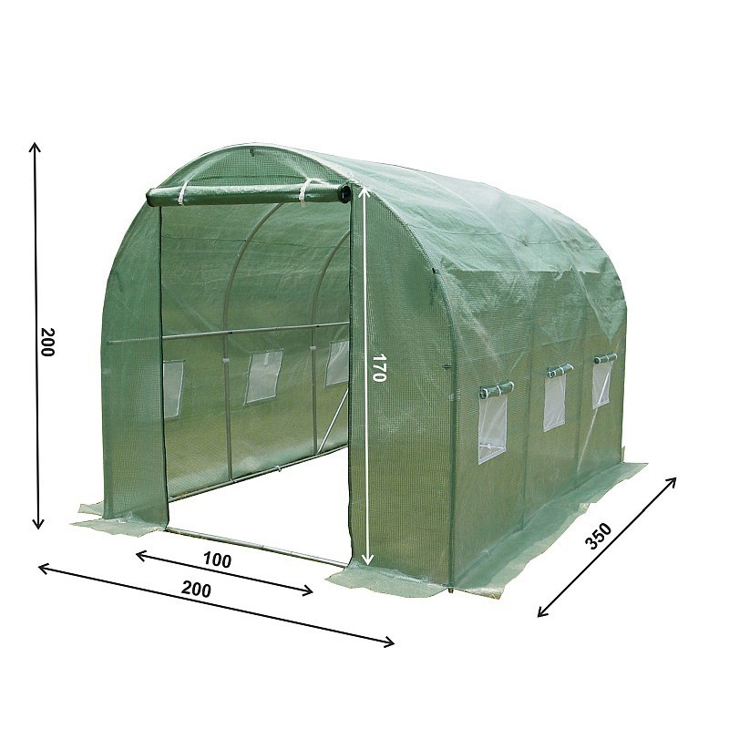 Tunel Szklarniowy PREMIUM 2x3,5m Tunel Szklarniowy PREMIUM 2x3,5m