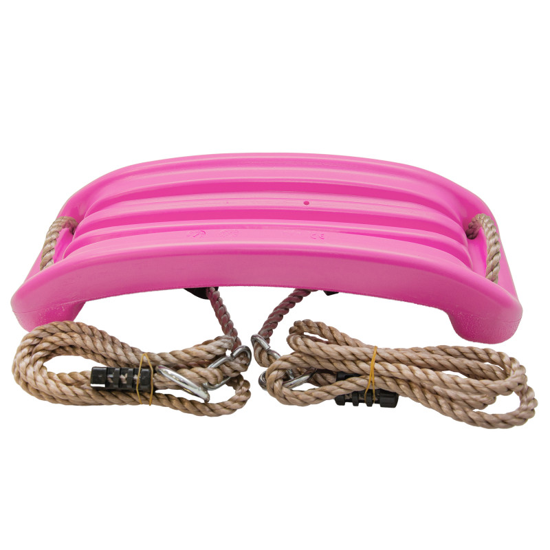 Jasnoróżowe siedzisko do huśtawki 42 cm