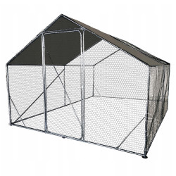 Metalowa Klatka Dla Drobiu Kurnik 3x3x2m 4iQ rurki 19mm