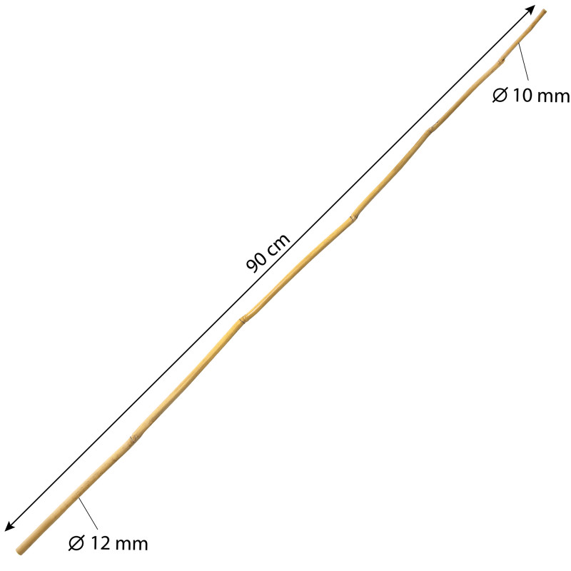 Tyczka bambusowa zestaw 50szt. 10-12mm 90cm podpora palik do roślin
