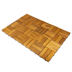 Podest Tarasowy Akacjowy II Płytki Mozaika Na CLICK na Taras 30x30x2,4 cm Zestaw 20 szt