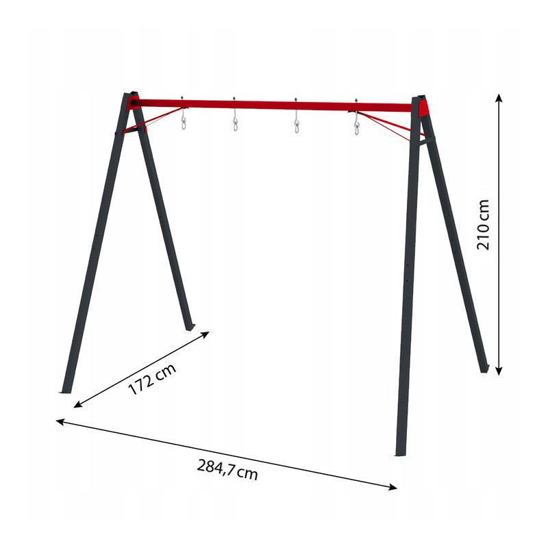 Podwójny Metalowy Stelaż do Huśtawki