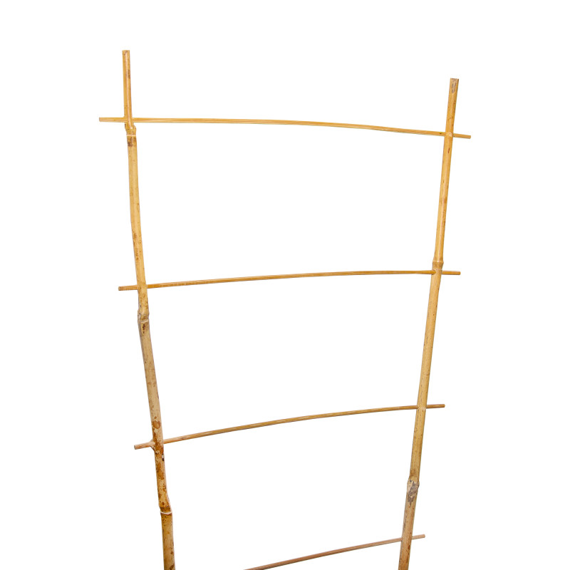 Drabinka bambusowa 90 cm podwójna podpora do roślin pergola drabinka