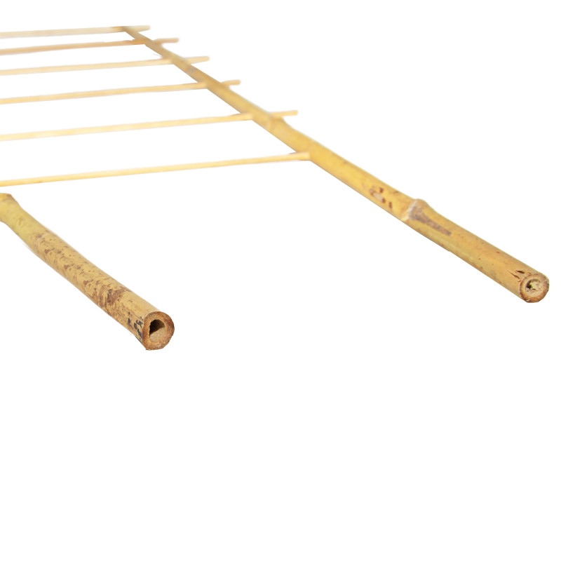 Drabinka bambusowa 90 cm podwójna podpora do roślin pergola drabinka