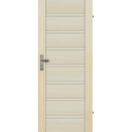 Drzwi sosnowe, bezsęczne - Malaga pełne - Seria Premium - Drzwi wewnętrzne drewniane "RADEX"