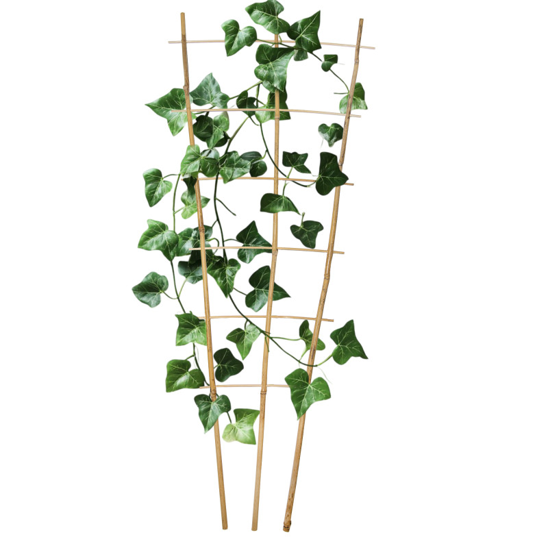 Drabinka bambusowa 90 cm potrójna podpora do roślin drabinka