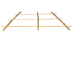 Drabinka bambusowa 90 cm potrójna podpora do roślin drabinka