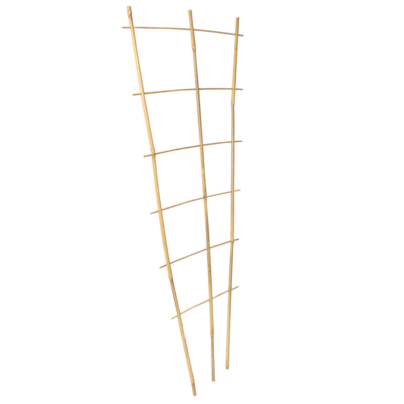 Drabinka bambusowa 105cm potrójna podpora do roślin drabinka
