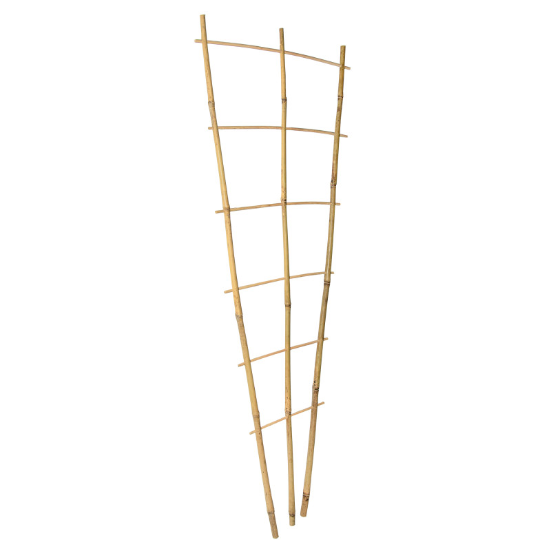 Drabinka bambusowa 120 cm potrójna podpora do roślin drabinka