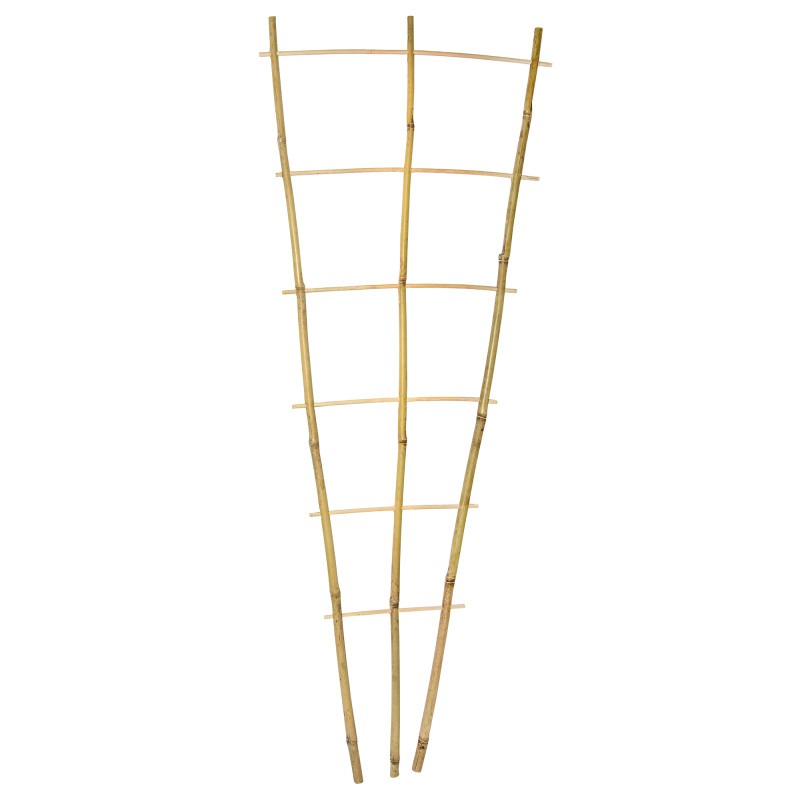 Drabinka bambusowa 120 cm potrójna podpora do roślin drabinka