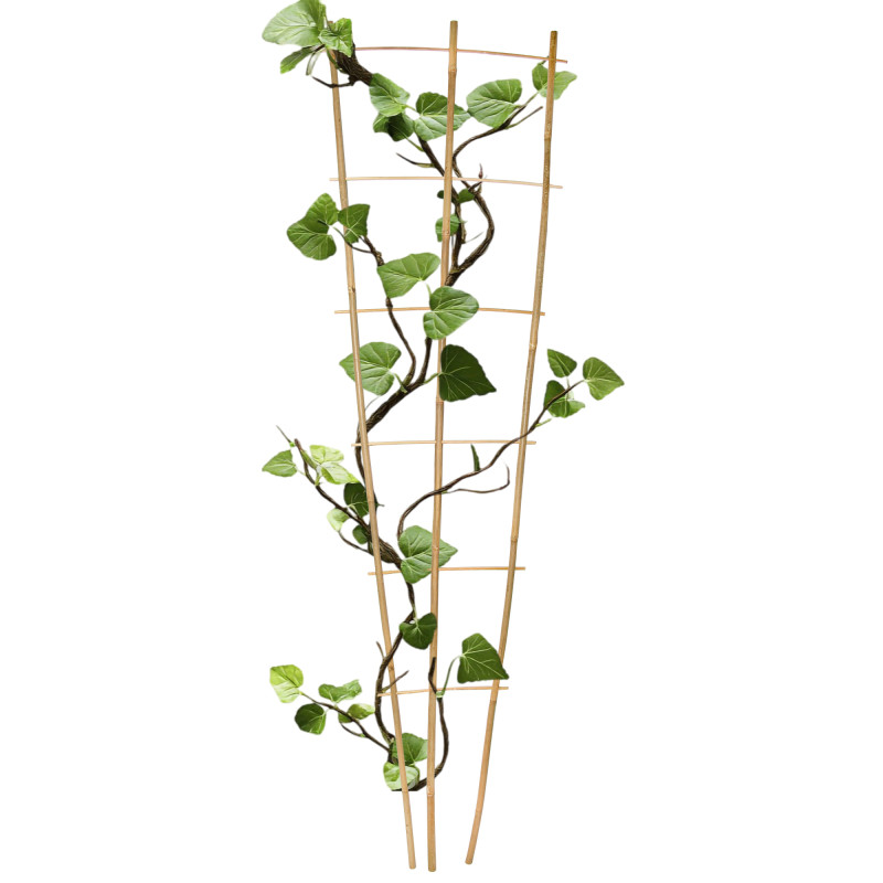 Drabinka bambusowa 150 cm potrójna podpora do roślin drabinka