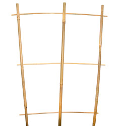 Drabinka bambusowa 150 cm potrójna podpora do roślin drabinka
