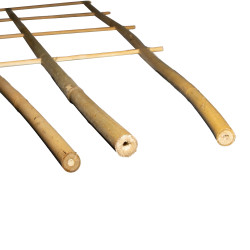 Drabinka bambusowa 150 cm potrójna podpora do roślin drabinka