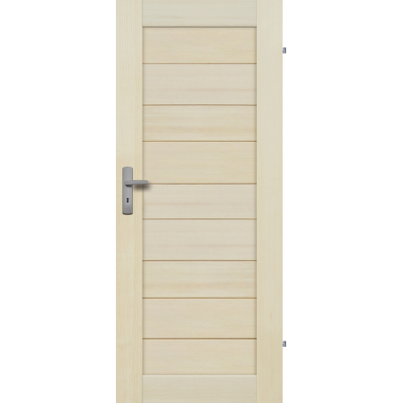 Drzwi sosnowe, bezsęczne - Tossa pełne - Seria Premium - Drzwi wewnętrzne drewniane "RADEX"